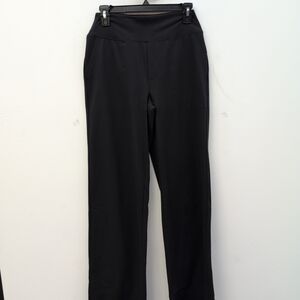G4Free Women's Wide Legs High Waisted Casual Dress Pants Medium Black